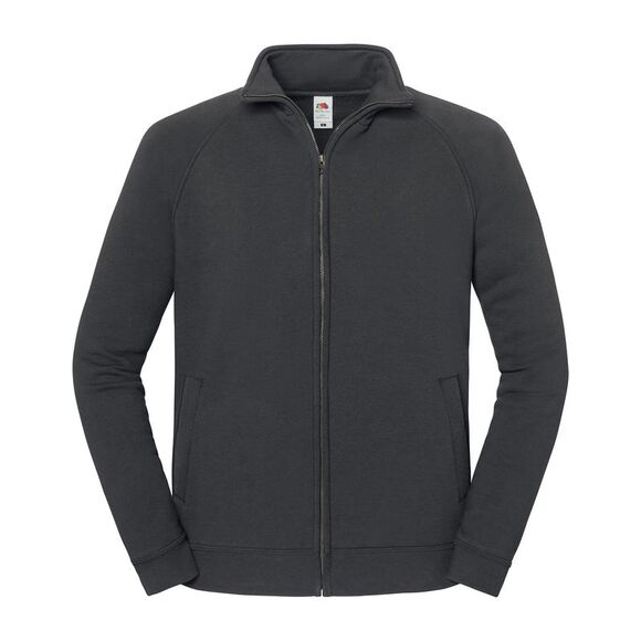 Fruit of the Loom Unisex Adult IconicSweat Jacket / Light Graphite